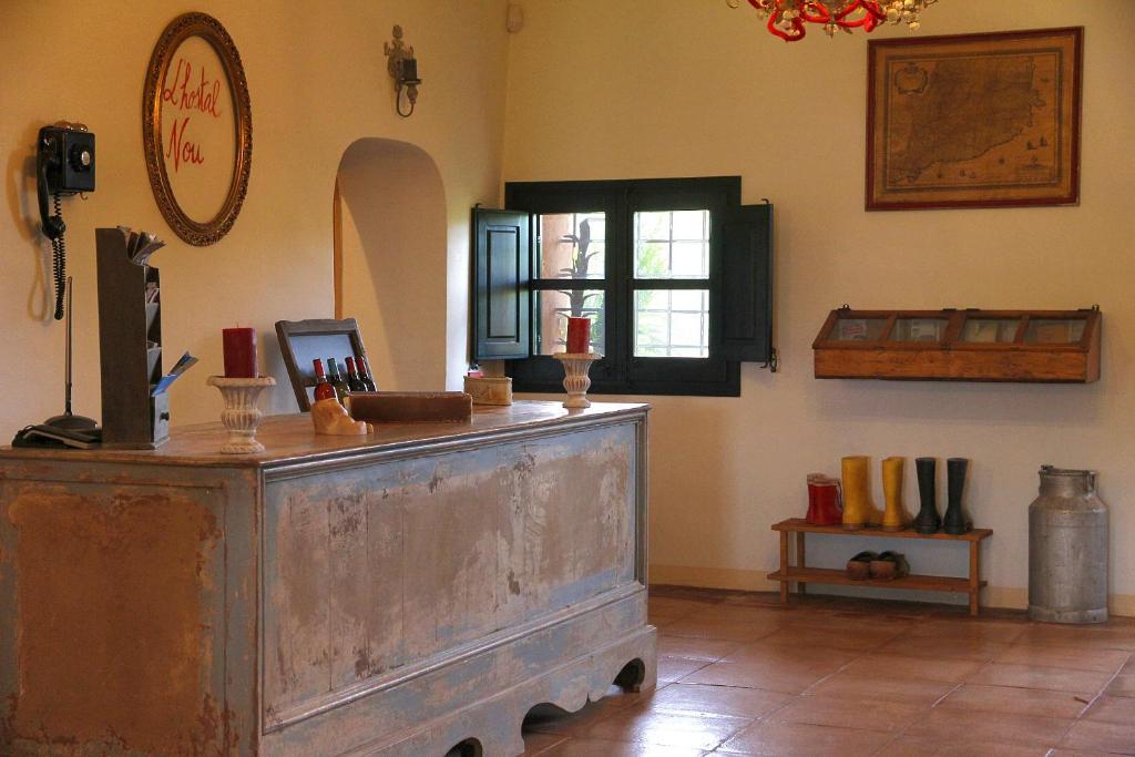 Hostal Nou De Crespiá Buitenkant foto